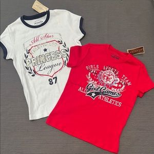 NWT ARIZONA JEAN CO T-SHIRTS-SET OF 2~
SZ M 10/12